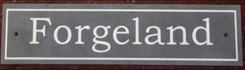 Slate House Sign